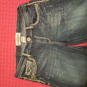 Hydraulic Blue Jean Size 16 Flare Leg